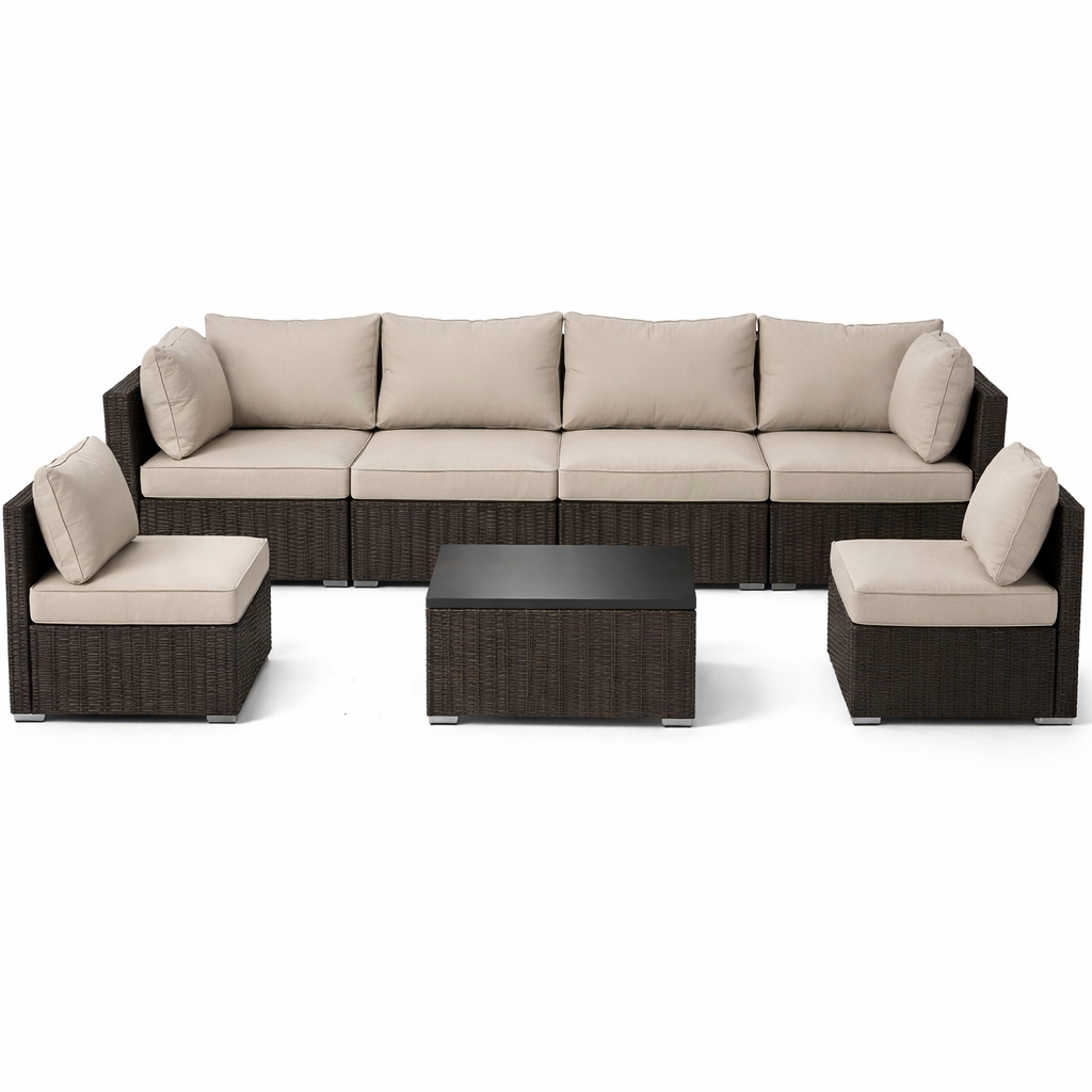 Boho Patio Set with Table