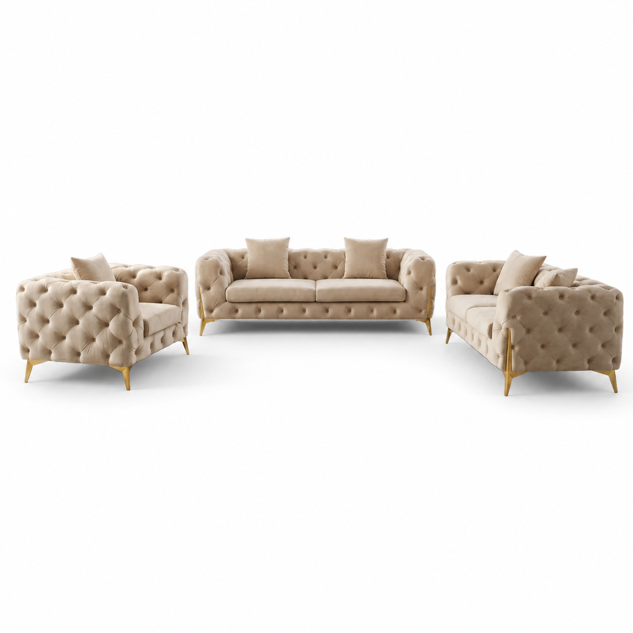 Elegance 3-Piece Sofa Set