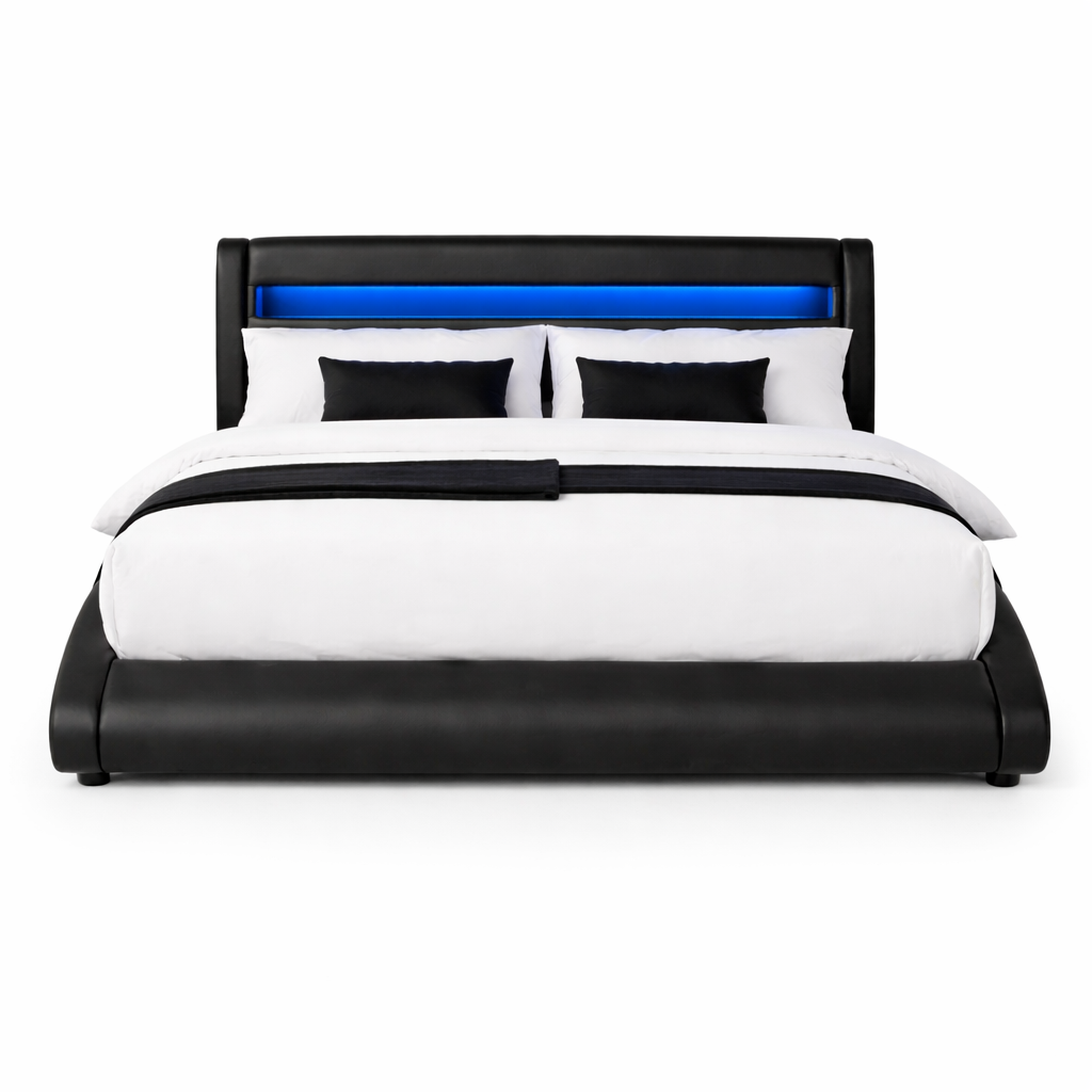 Luminous LED Bed Frame