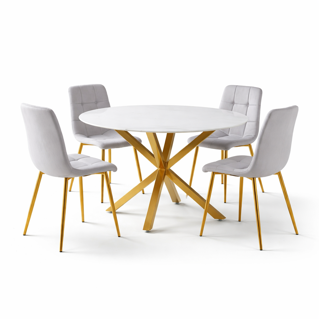 Luna 4-Seater Dining Set