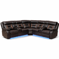 Simba Reclining Sectional with LED Lighting