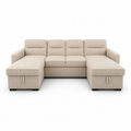 Vaza U-Shape Sleeper Sectional Sofa